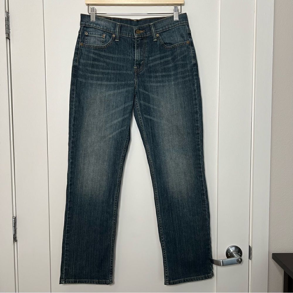 Levi's 514 Mens Jeans Size 30x30 Blue Denim Classic Straight Leg Cotton Red Tab